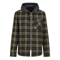 Dark Khaki - Front - Regatta Mens Tactical Siege Checked Jacket