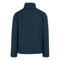 Navy-Fox Marl - Back - Regatta Mens Cera V Wind Resistant Soft Shell Jacket