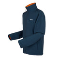 Navy-Fox Marl - Side - Regatta Mens Cera V Wind Resistant Soft Shell Jacket