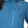 Vallarta Blue - Side - Regatta Womens-Ladies Britedale Waterproof Jacket