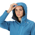 Vallarta Blue - Close up - Regatta Womens-Ladies Britedale Waterproof Jacket