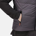 Iron-Black - Pack Shot - Regatta Mens Regime Insulated Body Warmer