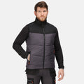 Iron-Black - Back - Regatta Mens Regime Insulated Body Warmer