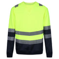 Neon Yellow - Front - Regatta Mens Pro High-Vis Sweatshirt