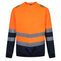 Neon Orange - Front - Regatta Mens Pro High-Vis Sweatshirt