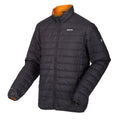 Ash-Orange Pepper - Side - Regatta Mens Hillpack Quilted Insulated Jacket