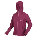 Amaranth Haze - Side - Regatta Womens-Ladies Soft Shell Jacket