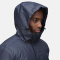 Navy - Close up - Regatta Mens Blockade Waterproof Jacket