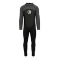 Black-Dark Grey-White - Front - Regatta Mens Grippy Wetsuit