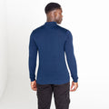 Nightfall Navy-Ebony - Pack Shot - Dare 2B Mens Unite Us Knitted Half Zip Sweatshirt