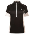 Black-Ash Grey - Front - Dare 2B Womens-Ladies Compassion II Lightweight Jersey