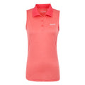 Peach Bloom - Front - Regatta Womens-Ladies Tima II Sleeveless Polo Shirt