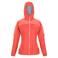 Neon Peach-Fusion Coral - Front - Regatta Womens-Ladies Tarvos IV Softshell Jacket