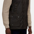 Brown - Pack Shot - Regatta Mens Banbury Waxed Body Warmer