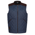 Navy - Front - Regatta Mens Moreton Quilted Body Warmer