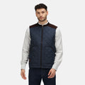 Navy - Back - Regatta Mens Moreton Quilted Body Warmer