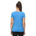 Sonic Blue - Lifestyle - Regatta Womens-Ladies Breezed II Mountain T-Shirt