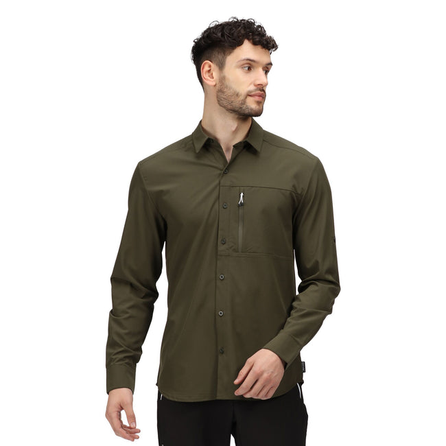 Regatta Mens Highton Long-Sleeved Shirt | Discounts on great Brands