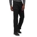 Black - Side - Regatta Mens Holster Cargo Trousers