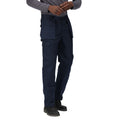 Navy - Side - Regatta Mens Holster Cargo Trousers