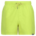 Citron Lime - Front - Regatta Mens Mawson II Swim Shorts