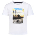 White - Front - Regatta Childrens-Kids Bosley V Urban City T-Shirt