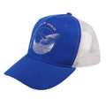 Lapis Blue-White - Front - Regatta Mens Tassian Whale Trucker Cap