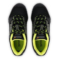 Black-Lime Punch - Lifestyle - Regatta Childrens-Kids Edgepoint Waterproof Walking Shoes