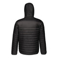 Black-Red - Back - Regatta Mens Firedown Padded Jacket