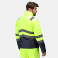 Yellow-Navy - Lifestyle - Regatta Mens High-Vis Bomber Jacket