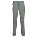 Agave Green - Front - Regatta Mens Mountain Zip-Off Trousers