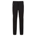 Black-Ash - Front - Regatta Mens Mountain Zip-Off Trousers