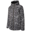 Black-White - Front - Dare 2B Womens-Ladies The Laura Whitmore Edit - Deviation II Dotted Waterproof Jacket