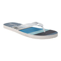 Blue - Front - Regatta Mens Bali Striped Flip Flops