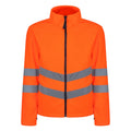 Orange-Navy - Pack Shot - Regatta Mens Pro 3 in 1 Hi-Vis Jacket