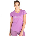 Dusty Lavender - Front - Dare 2B Womens-Ladies Moments II Text T-Shirt