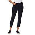 Navy - Front - Regatta Womens-Ladies Gabrina II Skinny 3-4 Jeans