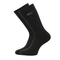 Black - Side - Regatta Great Outdoors Mens Loop Thermal Socks (Pack Of 5)