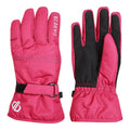 Berry Pink - Side - Dare 2B Childrens-Kids Zippy Ski Gloves