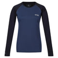 Dark Denim-Navy - Front - Regatta Womens-Ladies Bampton T-Shirt