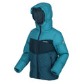 Pagoda Blue-Reflecting Lake-Dragonfly - Side - Regatta Childrens-Kids Lofthouse VI Insulated Jacket