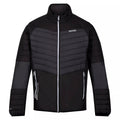 Dark Grey-Black - Front - Regatta Mens Halton VI Soft Shell Jacket