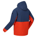 Admiral Blue-Rusty Orange - Lifestyle - Regatta Mens Highton III Stretch Padded Jacket