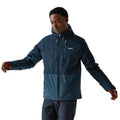 Navy-Moonlight Denim - Front - Regatta Mens Highton III Stretch Padded Jacket