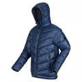 Admiral Blue - Side - Regatta Mens Toploft II Hooded Padded Jacket