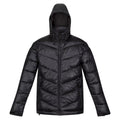 Black - Front - Regatta Mens Toploft II Hooded Padded Jacket