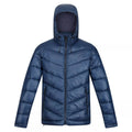 Admiral Blue - Front - Regatta Mens Toploft II Hooded Padded Jacket