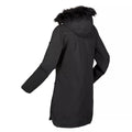 Black - Lifestyle - Regatta Womens-Ladies Sabinka Faux Fur Trim Parka