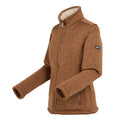 Light Vanilla-Bran Brown - Side - Regatta Womens-Ladies Razia II Full Zip Fleece Jacket