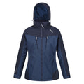 Admiral Blue-Navy - Front - Regatta Womens-Ladies Calderdale Winter Waterproof Jacket